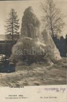Tátraszéplak frozen fountain