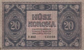 1919. augusztus 20K "Rendek Sándor tulajdona" bélyegzéssel! T:I