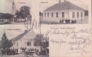 Némethásos Pum Ignác restaurant, school (small tear)