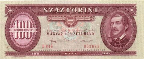 1949-1992. 100Ft (6x) klf évszámmal T:vegyes