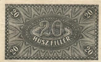 1920. 20f (3x) egymásutáni sorozatszámmal is! T:I,II