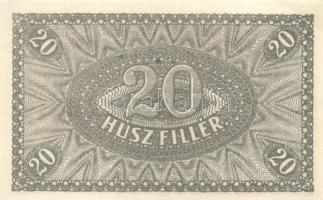 1920. 20f (3x) egymásutáni sorozatszámmal is! T:I,II