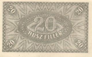 1920. 20f (3x) egymásutáni sorozatszámmal is! T:I,II