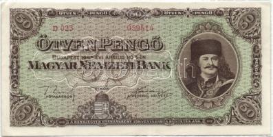 1945. 50P (2x) egymásutáni sorszámmal! T:I-/II+