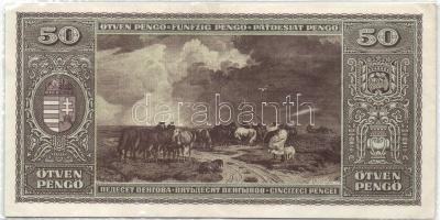 1945. 50P (2x) egymásutáni sorszámmal! T:I-/II+