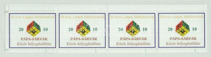 2010 20 éves a Pápai Játékfesztivál levélzáró hetescsík