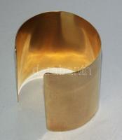 Kézzel készített aranyozott ezüst (Ag) reif 6,5 cm széles 83,78 gr