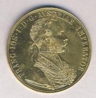 Ausztria 1915. 4D Au "Ferenc József" (13.9g/40mm) T:2/2+