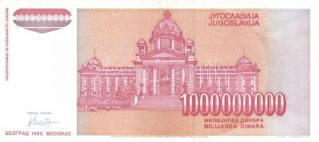 Jugoszlávia 1992. 10.000D, 50.000D + 1993. 5000D-500.000.000.000D (14 különféle) + 1994. 10D,100D,10...