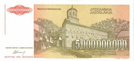 Jugoszlávia 1992. 10.000D, 50.000D + 1993. 5000D-500.000.000.000D (14 különféle) + 1994. 10D,100D,10...
