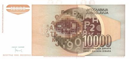 Jugoszlávia 1992. 10.000D, 50.000D + 1993. 5000D-500.000.000.000D (14 különféle) + 1994. 10D,100D,10...