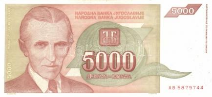 Jugoszlávia 1992. 10.000D, 50.000D + 1993. 5000D-500.000.000.000D (14 különféle) + 1994. 10D,100D,10...