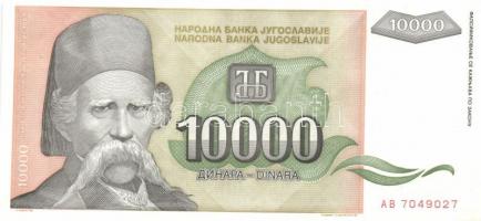 Jugoszlávia 1992. 10.000D, 50.000D + 1993. 5000D-500.000.000.000D (14 különféle) + 1994. 10D,100D,10...