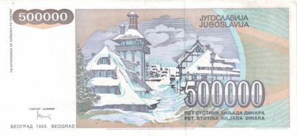 Jugoszlávia 1992. 10.000D, 50.000D + 1993. 5000D-500.000.000.000D (14 különféle) + 1994. 10D,100D,10...