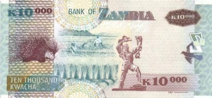 Zambia 1992. 20K + 2003. 500K + 2006. 50K, 100K + 2008. 1000K, 5000K, 10.000K T:I