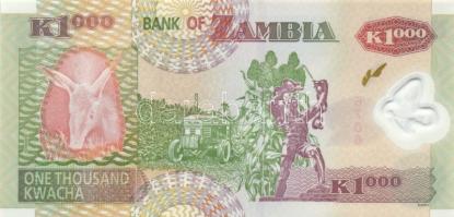 Zambia 1992. 20K + 2003. 500K + 2006. 50K, 100K + 2008. 1000K, 5000K, 10.000K T:I