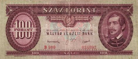 1949. 100Ft + 1957. 100Ft + 1989. 100Ft + 1992. 100Ft (2x) T:III