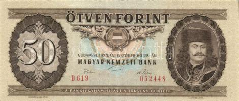 1969-1986. 50Ft (4x) klf évszámokkal T:II,III