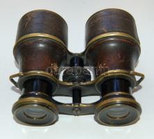 cca 1900 J. Neuhofer Optiker Kohlmarkt No. 7 Wien színházi látcső jó állapotban ép lencsékkel