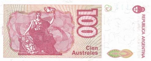 Argentína 1985-91. 1A "C" + 5A "A" + 10A "B" + 50A "A" + 100...