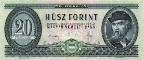1962. 10Ft (2x) + 1965-1980. 20Ft (4x) klf évszámokkal! T:II többnyire,III
