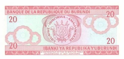 Burundi 2001-2004. 10Fr, 20Fr, 50Fr, 100Fr, 500Fr T:I
