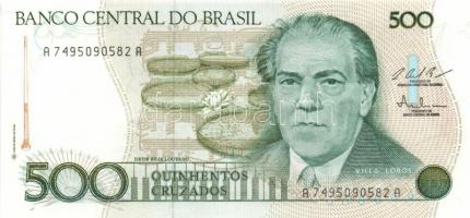 Brazília 1986. 50C + 1987. 10C, 100C, 500C, 1000C + 1989. 100C + 1990. 50C, 200C T:I