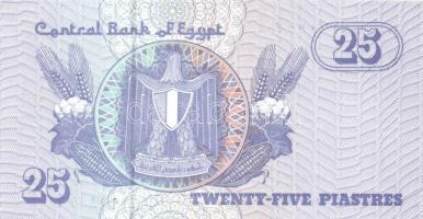 Egyiptom 1972. 25P (2x) egymás utáni sorszámmal T:II + 5klf modern bankjegy T:I(egyik III)