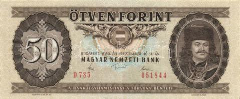 1980-1983. 50Ft (2x) T:I,II+ egyszer hajtva de törve nem