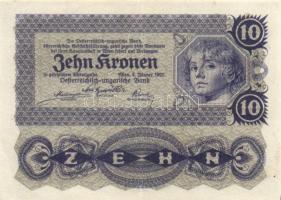 Ausztria 1922. 10K, 20K, 100K, 1000K T:vegyes