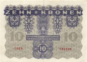 Ausztria 1922. 10K, 20K, 100K, 1000K T:vegyes