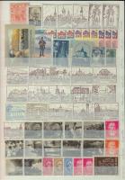 Csehország 57 db levélzáró berakólapon