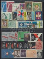 175 db vegyes modern levélzáró stecklapokon