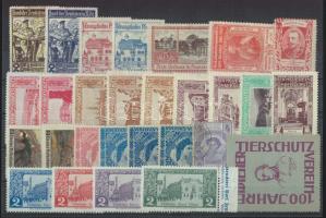 28 db osztrák levélzáró