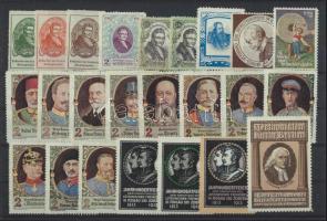 24 db arcképes levélzáró