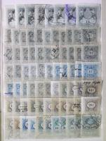 1130 db magyar illetékbélyeg közepes berakóban