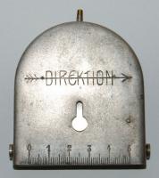 ~1900 Bézard Kompass márkájú alumínium iránytű tükörrel