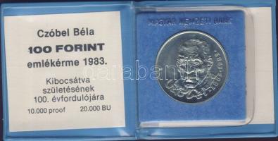 1983. 100Ft "Czóbel" T:Bu Eredeti tokban, tanúsítvánnyal!