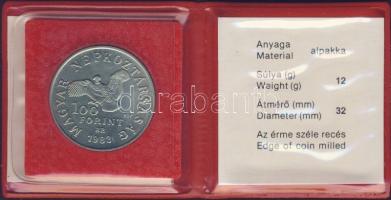 1983. 100Ft "Simon Bolivár" T:BU Eredeti tokban, tanúsítvánnyal!