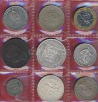 Kis 21db-os hobbi gyűjtemény berakóban közte több német Ag Reichs Mark! T:vegyes