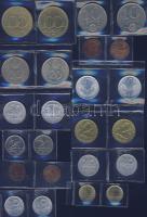 1928-2002. Vegyes 24db-os magyar forgalmi fémpénz gyűjtemény, szebb darabokkal! T:vegyes