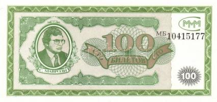 Oroszország/"Mavrodi" magánkiadások 1994. 1B, 10B, 20B, 50B, 100B (2x) T:I