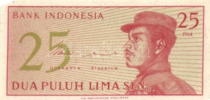 Indonézia 1960-es évektől 8db különféle bankjegy T:I