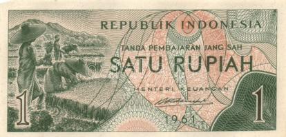 Indonézia 1960-es évektől 8db különféle bankjegy T:I