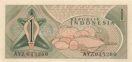 Indonézia 1960-es évektől 8db különféle bankjegy T:I