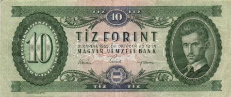 1949-1962. 10Ft (4x) klf évszámokkal! T:III