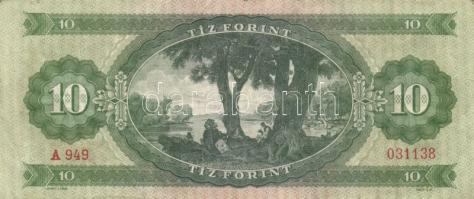 1949-1962. 10Ft (4x) klf évszámokkal! T:III