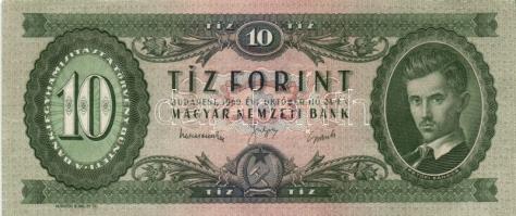 1949. 10Ft (2x) egymásutáni sorszámmal! T:I