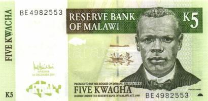 Malawi 2003. 100K + 2004. 10K, 20K, 200K + 2005. 5K, 50K T:I