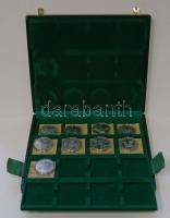 1975-1992. 200Ft Ag (17x) csak klf emlékkiadásokkal, festők sorral, védett állatokkal, tanúsítványokkal, 24db-os két részes éremtartó dobozban! T:BU,PP